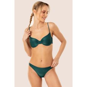 Ayyıldız 3409 36 Petrol Simli Kaplı Bikini Takımı