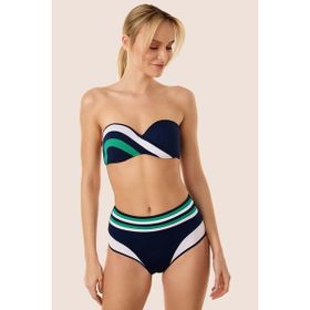Ayyıldız 3425 Lacivert Straplez Kadın Bikini Takımı