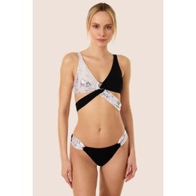 Ayyıldız 3550 Gümüş Parlak Kadın Bikini Takımı