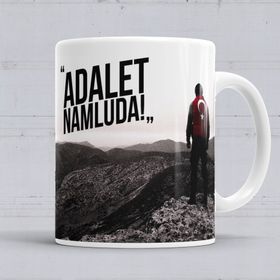 Ayyıldız Adalet Namluda Bardak Porselen Kupa Bardak