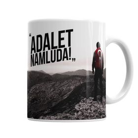 Ayyıldız Adalet Namluda Bardak Porselen Kupa Bardak