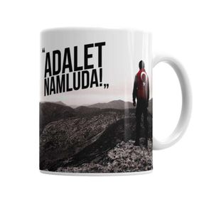 Ayyıldız Adalet Namluda Bardak Porselen Kupa Bardak