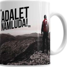 Ayyıldız Adalet Namluda Bardak Porselen Kupa Bardak
