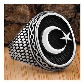 Ayyıldız Model 925 Ayar Gümüş Yüzük