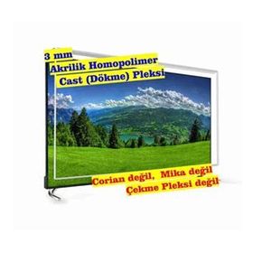Ayyıldız Pleksi Beko B43L 6652 5W 43 İnç Uyumlu TV Ekran Koruyucu
