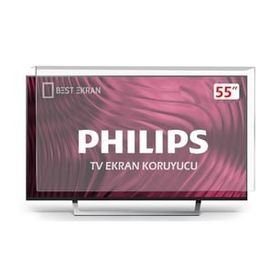 Ayyıldız Pleksi Philips 55PUS7503 55 İnç Uyumlu TV Ekran Koruyucu