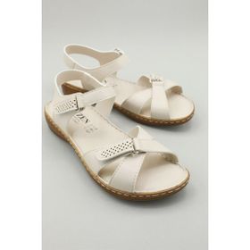 Ayzen 411 Deri Trend Fashion Kadın Sandalet
