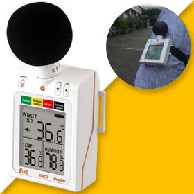 Az 87783 Giyilebilir Wbgt Denetleyici Sıcak Çarpması Önleme Cihazı