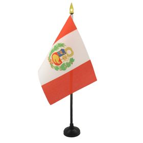 AZ FLAG 10x15 cm Peru Masa Bayrağı