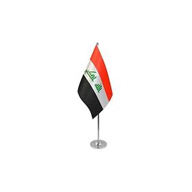 AZ FLAG 15x22 cm Irak Bayrağı Masa Flaması