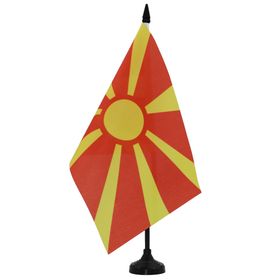 AZ FLAG 21x14 cm Makedonya Masa Bayrağı