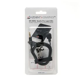 Azden EX-503İ Telefon ve Tablet Uyumlu Yaka Mikrofonu