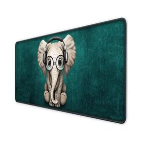 Azemax 70x30 cm Fil Resimli Kaydırmaz Taban Oyuncu Mouse Pad