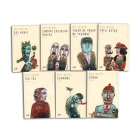 Aziz Nesinin Bütün Romanları Seti - 7 Kitap