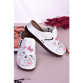 Aziz Şahin Shoes 3010 Renkli Kelebek Ortopedik Anatomik Yumuşak Taban Siyah Kadın Terlik