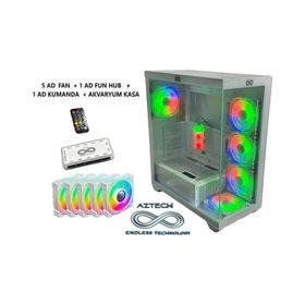 Aztech Azt101 W Atx Oyuncu Beyaz Bilgisayar Kasası