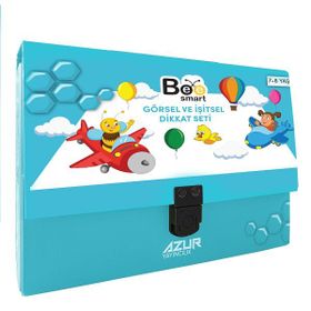 Azur Yayıncılık Bee Smart Görsel ve İşitsel Dikkati Güçlendirme Seti 7 - 8 Yaş