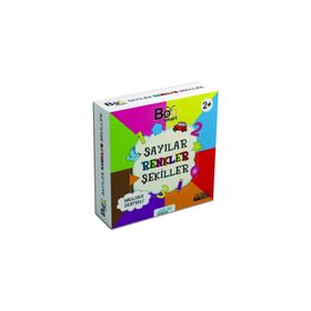 Azur Yayıncılık Bee Smart Zeka Kartları Sayılar Renkler - Şekiller