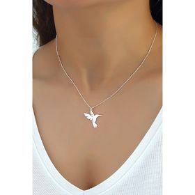 Azuris 925 Ayar Gümüş Arı Kuşu Kolye