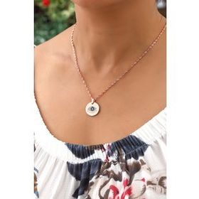 Azuris Silver 925 Ayar Gümüş Singapur Zincir Mistik Tılsım Göz Kolye