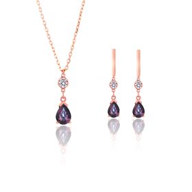 Azuris Silver ALK7010 Azuris 925 Ayar Gümüş Mistik Taş Set