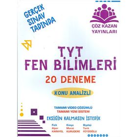 Azza Yayınları TYT Fen Bilimleri 20 Deneme