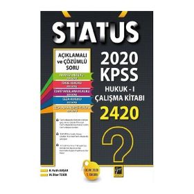 B. Fatih Avşar ve M. İlker Tekir Gazi Kitabevi Status 2020 Kpss Hukuk I Çalışma Kitabı