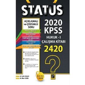 B. Fatih Avşar ve M. İlker Tekir Gazi Kitabevi Status 2020 Kpss Hukuk I Çalışma Kitabı