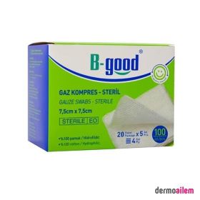 B-Good 100'lü 7.5x7.5 cm Gaz Kompres