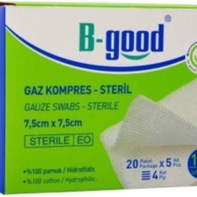 B-Good 100'lü 7.5x7.5 cm Gaz Kompres