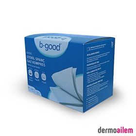 B-Good 100'lü 7.5x7.5 cm Steril Spanç Gaz Kompres