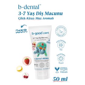 B-Good 3-7 Yaş 50 ml Florürsüz Meyve Karnavalı Diş Macunu