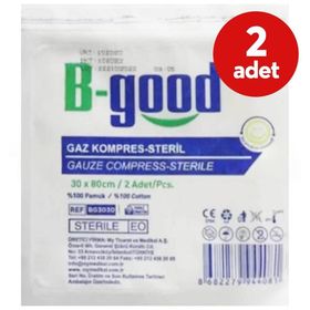 B-Good 30x80 cm 2 Adet Gaz Kompres