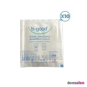 B-Good 30x80 cm 2'li 10 Adet Steril Spanç Gaz Kompres