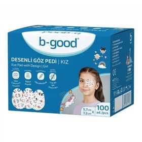 B-Good 5.7x7.2 cm 100 Adet Desenli Kız Göz Pedi