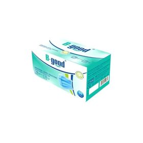 B-Good 50'li Mavi 3 Katlı Telli Maske