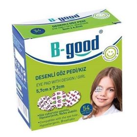 B-Good 5,7 cm x 7,2 cm Kız Desenli Göz Pedi