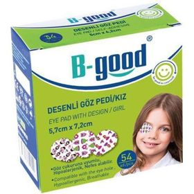 B-Good 5,7 cm x 7,2 cm Kız Desenli Göz Pedi