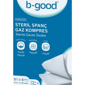 B-Good 7.5x7.5 cm 25'li Emici Gaz Kompres