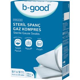 B-Good 7.5x7.5 cm 25'li Emici Gaz Kompres
