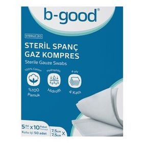 B-Good 7,5 x 7,5 cm 50'li Gaz Kompress