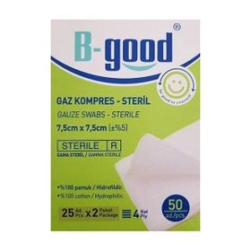 B-Good 7,5 x 7,5 cm 50'li Gaz Kompress