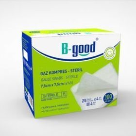 B-Good 7,5x7,5 100 Adet Gaz Kompress Steril