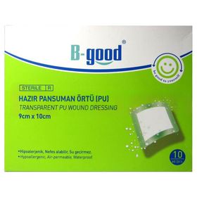 B-Good 9x10 cm 10 Adet Hazır Pansuman Örtüsü
