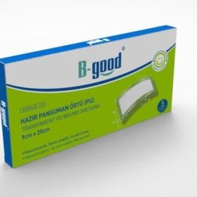 B-Good 9x20 5'li Örtü Şeffaf Hazır Pansuman