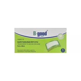 B-Good 9x20 cm 5'li Şeffaf Hazır Pansuman Yara Örtüsü