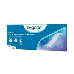 B-Good 9x25 5'li Örtü Şeffaf Hazır Pansuman