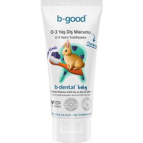 B-Good B-Dental 50 ml 0-3 Yaş Florürsüz Böğürtlen Aromalı Bebek Diş Macunu
