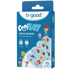 B-Good Cool Boy Yara Bandı Suya Dayanıklı Nefes Alır 15 Adet Plaster
