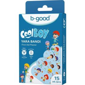 B-Good Cool Boy Yara Bandı Suya Dayanıklı Nefes Alır 15 Adet Plaster